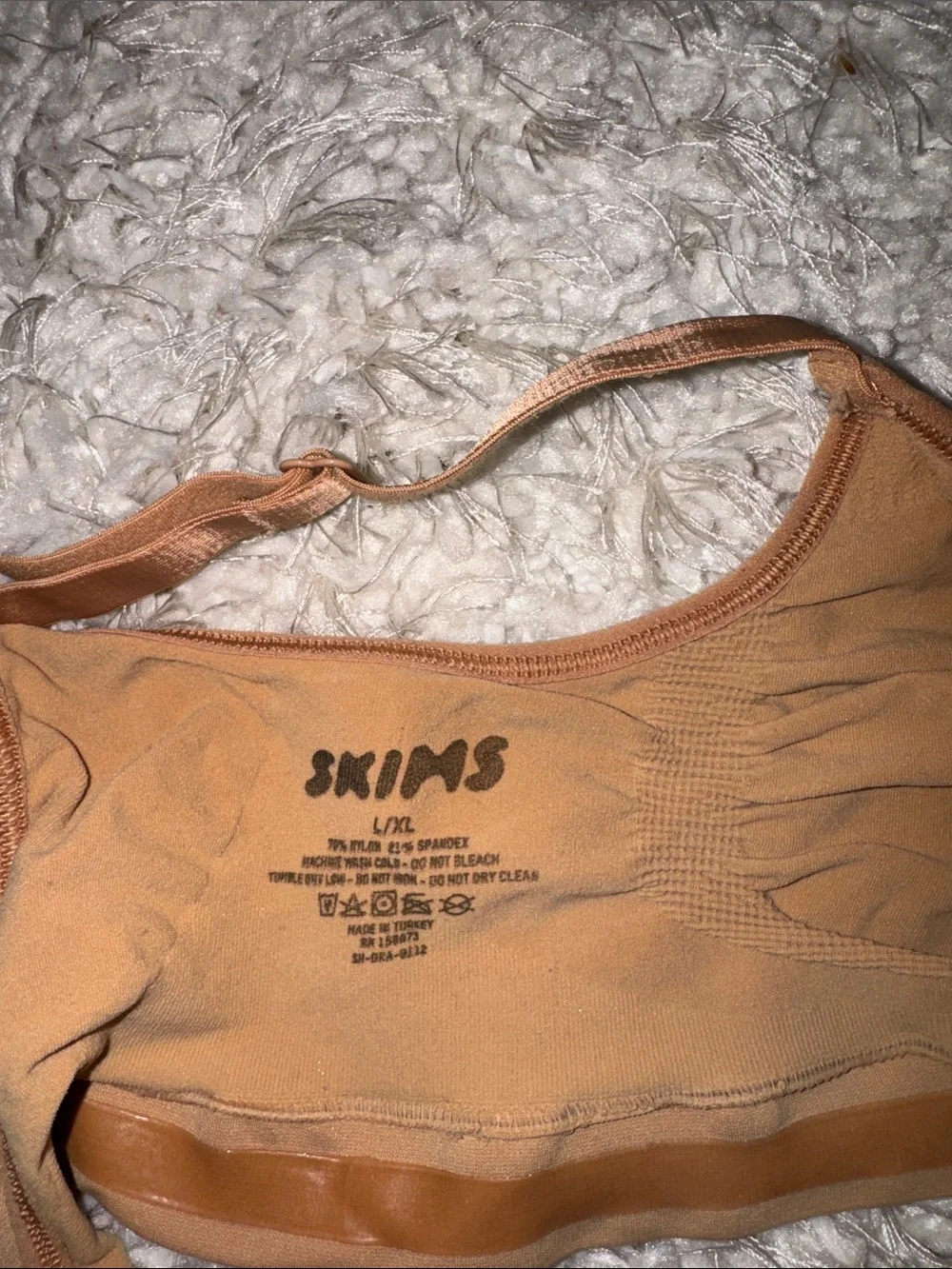 Seamless Wireless Bralette in Camel - Picture 3 of 3